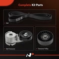 thumbnail image 2 of A-Premium Engine Serpentine Belt Drive Kit Compatible with Ford F-150 F150, F-250 F250, F-350 F350, Bronco, 1990 1991 1992-5.8L, 2 of 6