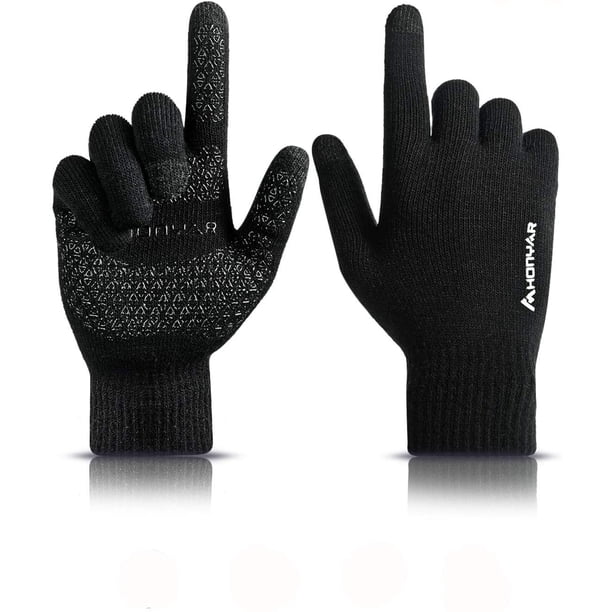 Guantes de pantalla táctil negros para hombre M Xemadio CJWUS-3165