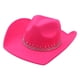 thumbnail image 2 of Sombrero de vaquero jinwen ala ancha para fotos fiesta de compromiso nupcial, 2 of 8