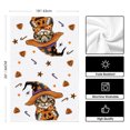 thumbnail image 3 of Sm:)e Spider Web Jack-O'-Lantern Pumpkin Cat Happy Halloween Kitchen Towels Dish Towels 18x26 Inch Set of 2, 3 of 6