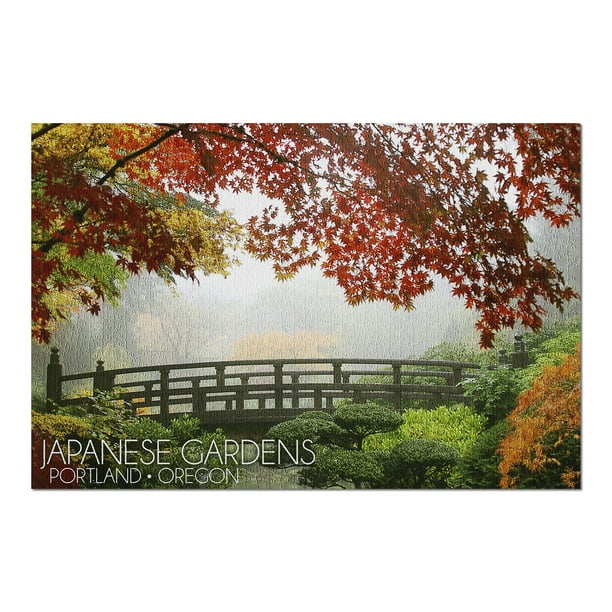 Portland Oregon Japanese Gardens 1 20x30 Premium 1000 Piece Jigsaw Puzzle Made In Usa Walmart Com Walmart Com