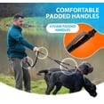 thumbnail image 4 of 1 correa manos libres para 2 perros grandes y medianos – Correa antitirones con costuras reflectantes para perros – Accesorio para perros para correr, caminar ER, 4 of 5