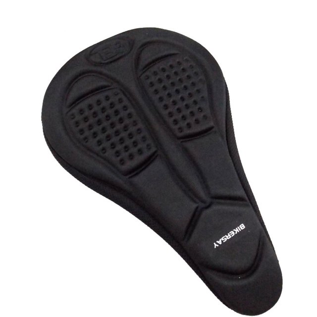 Funda de sillín de bicicleta acolchada, cómoda, de silicona, fácil de instalar, cojín para asiento de bicicleta para mujeres y hombres, para de