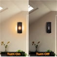 thumbnail image 5 of Wall Lights Sconce Matte Black Wall Sconce Wall Light Fixture for Bedrooms Living Room, 5 of 10