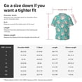 thumbnail image 5 of Gukieu Pig And Flower Print Men's Short-sleeved Shirts, Button-down Pocket Shirts, T-shirts, Beach Vacation Travel Summer Clothing-3X-Large, 5 of 5