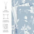 thumbnail image 4 of Noble Linens Blue Reversible Country Home Print 2-Piece Duvet Cover Set, Twin/TwinXL, 4 of 12