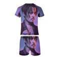 thumbnail image 6 of Johnny Depp Boys 2-Piece Swimsuit Set Bathing Suit Short Sleeve Swimwear Sets with Swim Trunk 10-12Y(150cm), 6 of 7