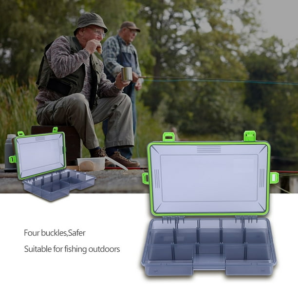 Fishing Tackle Storage Box,Portable Fish Lures Bait Fishing Box