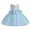 Blue, variant on AJTQTH Princess Dress for Girls Metallic Ombre Midi Dress Sleeveless Crewneck High-Waisted Mesh Layered Puffly Gowns 3D Flower Appliques Frocks for Summer Party Weddings Purple 6-12 Months