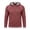 Red, variant on Xaqiouau Mens Solid Color Poly-Rayon Blend Hoodie Raglan Sleeve Pullover Long Sleeve Slim Fit Casual Spring & Fall Daily Tops Khaki S