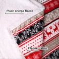 thumbnail image 7 of Hitime Christmas Sherpa Fleece Twin Blanket for Couch Bed Sofa Adults -Soft and Warm Blanket for Winter, Thick and Fuzzy Throw Blanket (Twin - 60" x 80"), 7 of 7