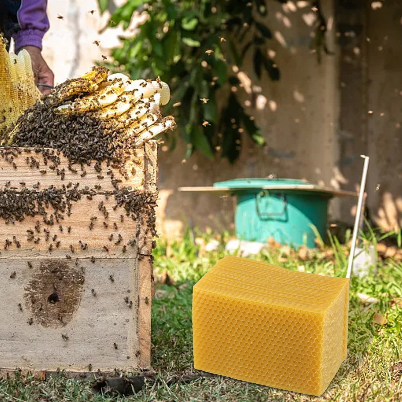 RANMEI For Candle Making For Beehive Beeswax Sheets Beehive Foundation Diy Crafts Deep Foundation Sheets Candle Making Kit