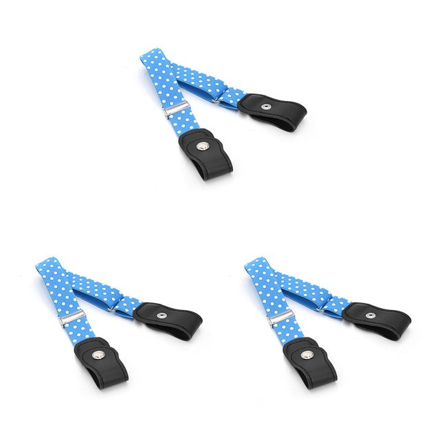 Jumpingount Accesorios de ropa duraderos elásticos sin hebilla de cinturón que combinan fácilmente con regalos de punto fino para niños y niñas puntos Type1 NO1 Jumpingount CBP200495