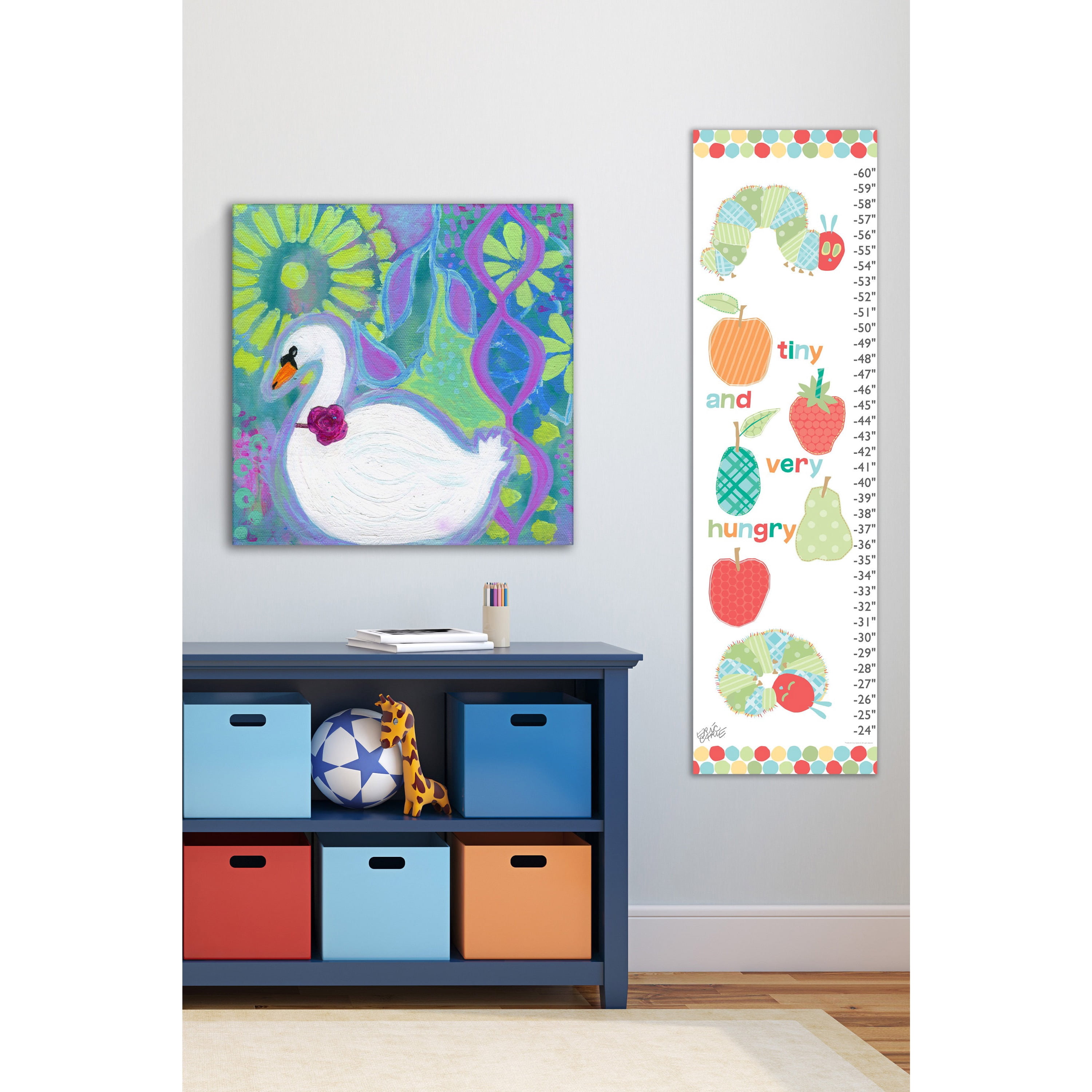 Marmont Hill "Swan 1" by Jill Lambert Painting Print on Wrapped Canvas