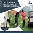 thumbnail image 6 of Knox GLF016 4 Person Golf Cart Enclosure, 4 Seater, 600D Transparent Golf Cart Cover Storage Up to 61.5 in. Roof for EZGO TXT-RXV, Yamaha, Club Car DS-Precedent, Evolution, Beige, 6 of 7