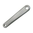 thumbnail image 4 of Biela de bicicleta, brazo izquierdo de biela, pieza de reparación, pata de biela de cadena simple izquierda de metal para bicicletas de carretera de agujero rómbico, 4 of 8