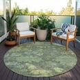 thumbnail image 6 of Addison Rugs Chantille Indoor/Outdoor Traditional Global Fern Washable Round Rug, 8' x 8', 6 of 6