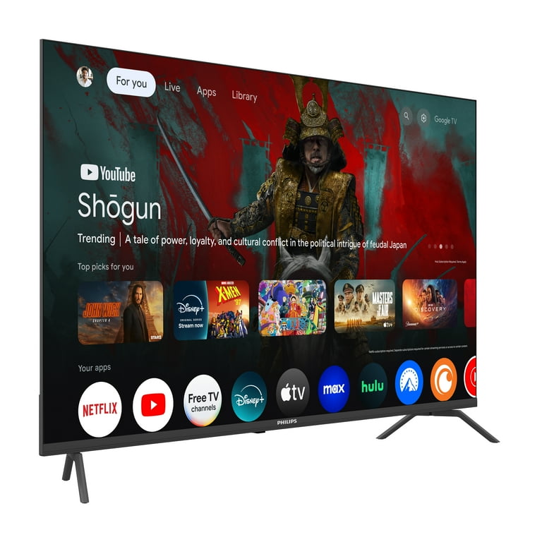 Philips 60” Class 4K Ultra HD (2160p) Google Smart LED TV
