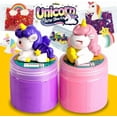 thumbnail image 6 of 2 Pack Butter Slime Kit for Kids with Glitter, Unicorn Figurines, Rainbow & Star Accessories – DIY Slime Toy Gift for Girls & Boys, Party Favors, Stocking Stuffers, Easter Basket Stuffers, 6 of 7