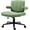 Pure Green, variant on Criss Cross Desk Chair, Adjustable Wide Rolling Office Chairs for Women, Comfortable Cross Legged with Arms and Wheels, Gaming Vanity Chairs, Green