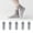 Gray, variant on Ankle Socks 10 Pack Women'S Nylon Socks Ankle High Pantyhose,Black Lady Short Socks