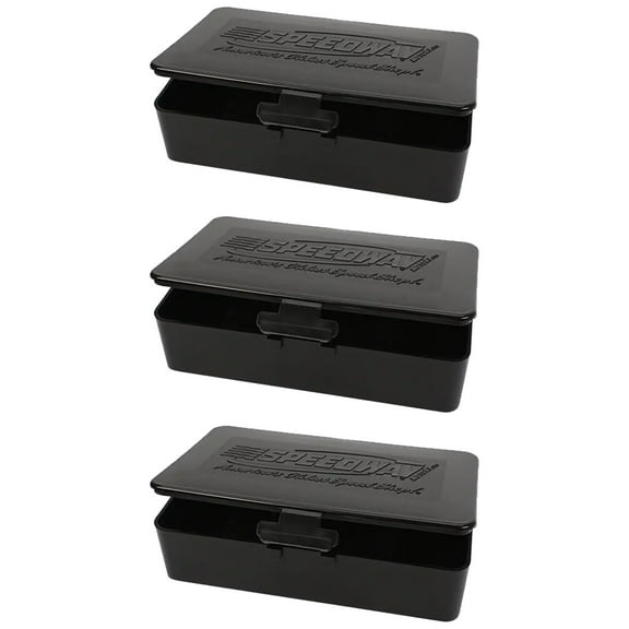 Black Plastic Quick Change Gear Storage Box 3 PK