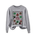 thumbnail image 6 of Karight Ugly Christmas Sweaters for Women Ball Print Knitted Long Sleeve Tops Crew Neck Holiday Cute Funny Pullovers, 6 of 9