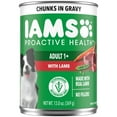 thumbnail image 2 of (12 pack) Iams Proactive Health Lamb Chunks In Gravy Wet Dog Food, 13 Oz Can, 2 of 9