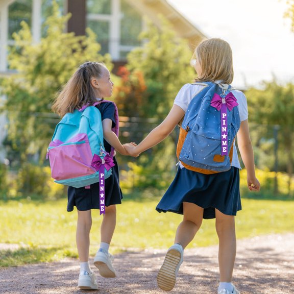 HOMEMAXS 2pcs Cheer Keychains Bow Ribbon Rhinestone Bow Keychain Charms Cheerleader Pin Me Ribbon Bow Decor For Bags And Backpacks