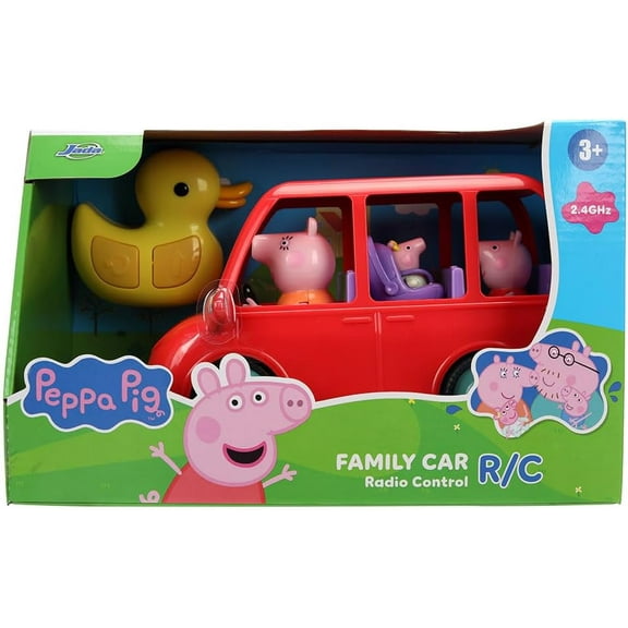 Jada PEPPA PIG RC FAMILY CAR remote control vehicle includes Peppa, Mummy and Evie