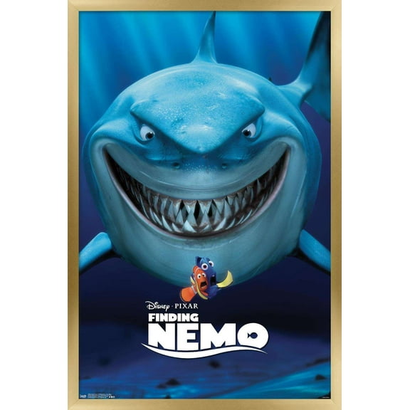 Disney Pixar Finding Nemo - One Sheet Wall Poster, 22.375" x 34", Framed