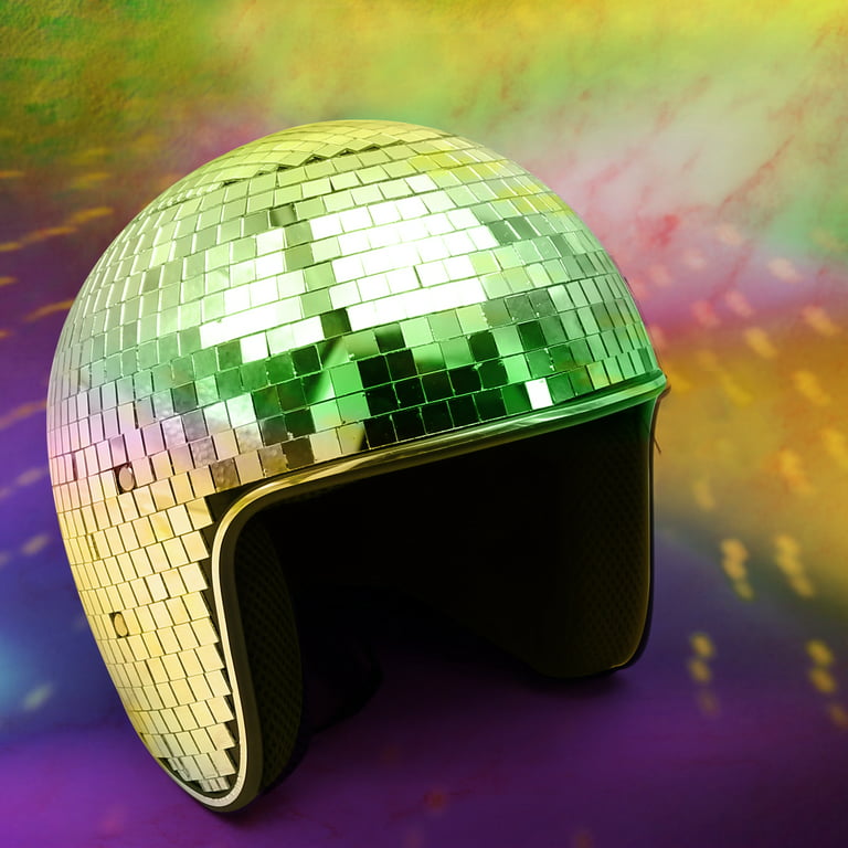 M/E /E 2022 Disco Ball Helme - Disco Mirror Glitter Ball Helme