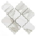 thumbnail image 3 of The Tile Life Stately Arabesque Gold Polished Porcelain Mosaic Floor & Wall Tile, 11 x 12 in, 1-Piece, 3 of 9