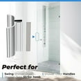 thumbnail image 2 of Poignée de Porte de Douche Magnétique 3 Pouces Sans Cadre, 2 of 5