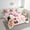 Hotpink, variant on Erosebridal Kawaii Dogs Bedding Sets Twin Size,Pink Flower Comforter Sets with Sheets,Animal Decor,Reversible,Breathable,7-Piece
