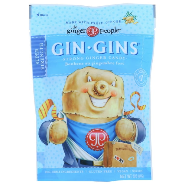 Ginger People Gin Gins Ginger Candy The Traveler'S Candy, 3 Oz