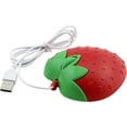 thumbnail image 5 of KUYHRF Wired Mouse Fish Shape Corded Mouse 3-Button 1200DPI Optical USB Computer Mouse with 3.9FT Cord for Laptop, Chromebook, PC, Desktop, Mac, Notebook-Red, 5 of 14