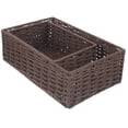 thumbnail image 5 of 2 piezas Cestas de almacenamiento tejido Mapas de mesa Servicio Cesta de papel decorativo Canasta tejida de cuerda, 5 of 5