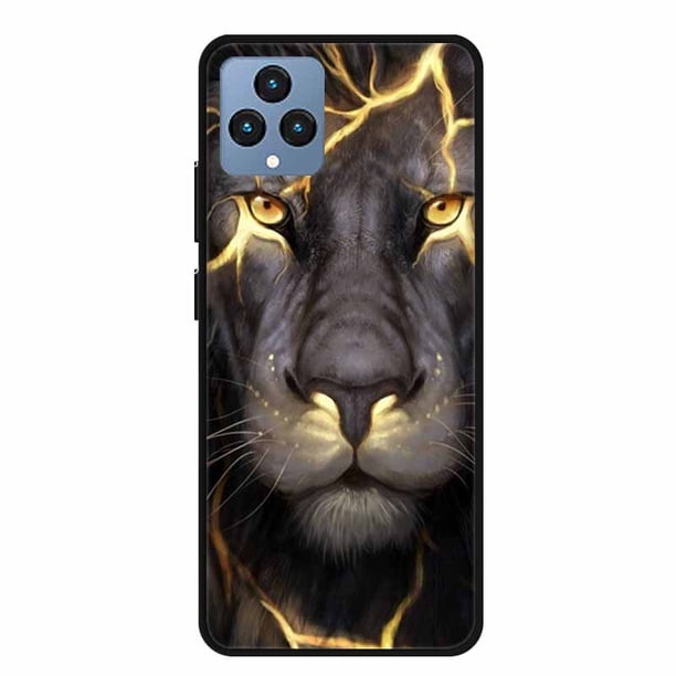 Coque de téléphone en Silicone souple pour T Phone 5G, noire, Lion, loup, tigre, chat, pour t-mobile REVVL 6 T qiuyongming unisex