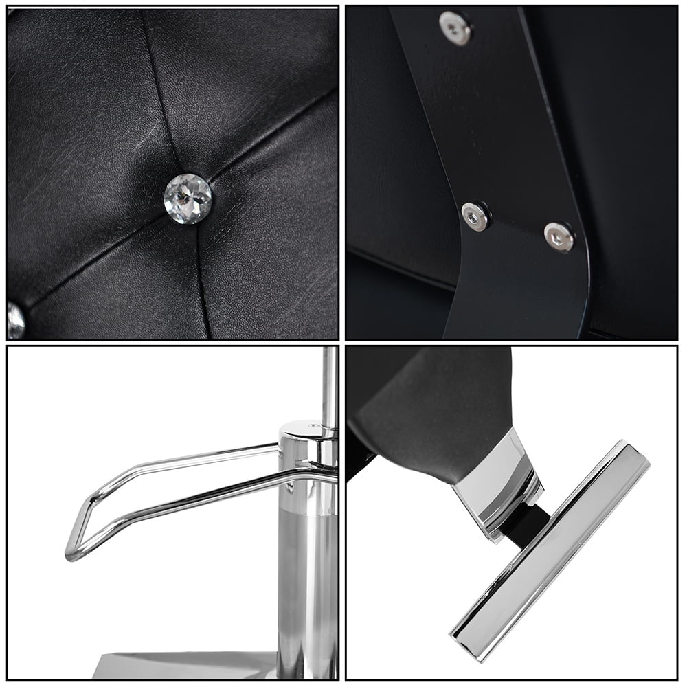 Kepooman Artist Hand Hydraulic Barber Chair, Salon Chair for Hair Stylist Tattoo Chair Shampoo Salon Equipment, Black Kepooman Artist Hand Hydraulic Barber Chair, Salon Chair for Hair Stylist Tattoo Chair Shampoo Salon Equipment, Black