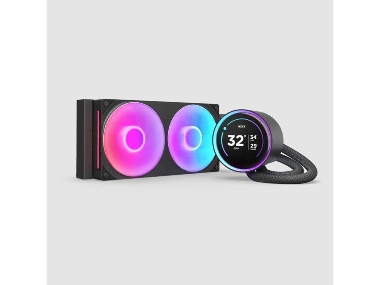 NZXT 280 mm Kraken Z63 Aio Liquid Cooler with LCD Display