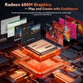 thumbnail image 3 of NIMO 17.3" Gaming Laptop, AMD Ryzen 7 7735HS (8C/16T, Up to 4.75GHz), 32GB DDR5 RAM, 1TB PCIe 4.0 SSD, 100W PD Fast Charging, FHD Display, Backlit KB, Fingerprint, SD Card Reader, Windows 11, 3 of 9