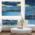 thumbnail image 1 of Jetée en Bois et Rivage Turquoise - Impression sur Toile Paysage Marin, 1 of 3