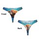 thumbnail image 3 of Balery Colorful Underwater Sea Turtle Tangas de Algodón para Mujer con Estampado – Ropa Interior Sexy, Transpirable, G-string-Small, 3 of 6