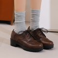 thumbnail image 2 of TIEVOSA Women's Retro Thick Sole Heel Mary Jane Shoes with Strap, 2 of 9
