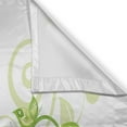 thumbnail image 3 of Ambesonne Green Kitchen Curtains, Floral Curly Branches Design, 55"x45", Apple Green Pale Green, 3 of 3