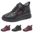 thumbnail image 4 of YLYL Women Winter Snow Boots Waterproof Non Slip Soft Warm Fur Lined Slip on Walking Shoes, 4 of 9