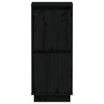 thumbnail image 3 of vidaXL Buffets 2 pcs Noir 31.5x34x75 cm Pin Massif, 3 of 5