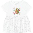 thumbnail image 3 of Inktastic Sloth Cute for Girls Girls Baby Dress, 3 of 5