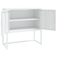 thumbnail image 2 of vidaXL Sideboard White 75x35x75 cm Steel, 2 of 5